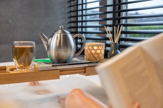 Vaja® Valerie Teekanne mit Filter - Doppelwandig - 1,2 Liter - Edelstahl Matt