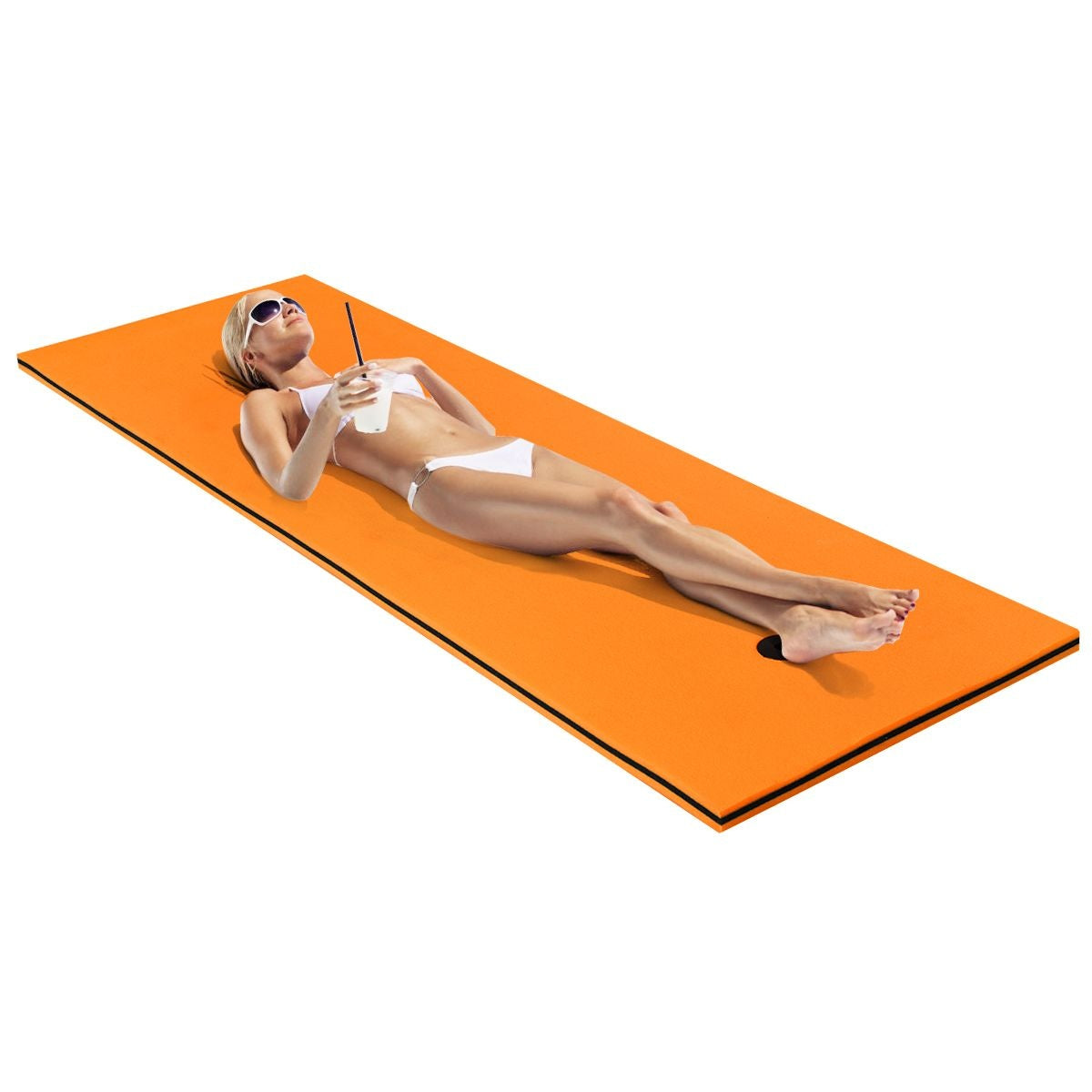 Coast Schwimmende Matte - Max. 60 kg - 210 x 66 kg - Orange