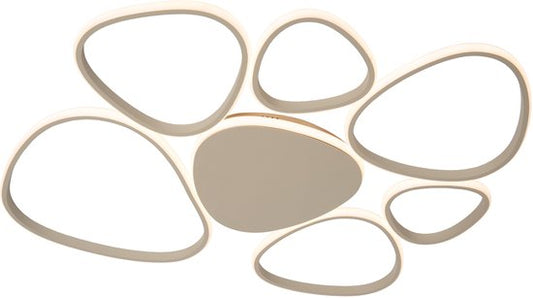 Lucide SAMLING – Deckenleuchte – LED, dimmbar – CCT – 1x72 W, 2700 K/4000 K – Taupe