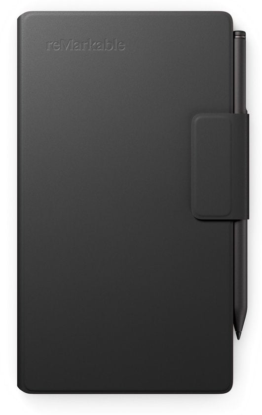reMarkable Book Folio Premium Leather Black für Paper Pro Move 7,3"