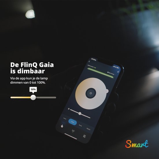 FlinQ Gaia - Intelligente Solar-Gartenleuchte- Solar-Gartenleuchte - Solarenergie - Weißes und farbiges Licht - Bewegungssensor - 2er-Pack - Schwarz