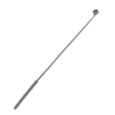 WENKO Triko Strohhalm-Bürsten-Set – 2-teilig – 26 cm – Grau/Grün