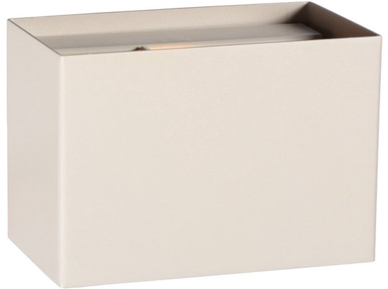 Wandleuchte Muro 3365CR – cremefarben, modernes Design, 13 × 7,5 × 9 cm, Steinhauer, ideal für kleinere Räume und dimmbar mit G9-Fassung
