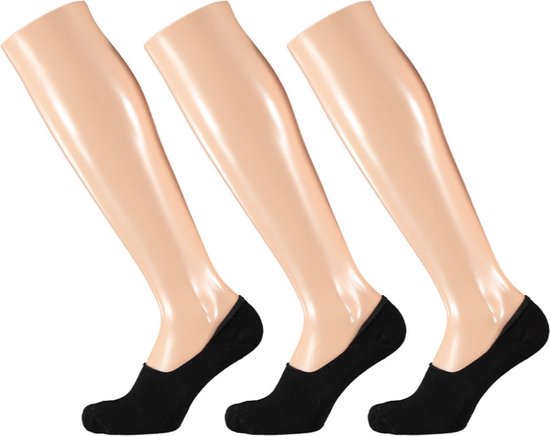 Apollo 3-pair No Show low trainer socks - Füßlinge Strümpfe Füße - 46 - Schwarz