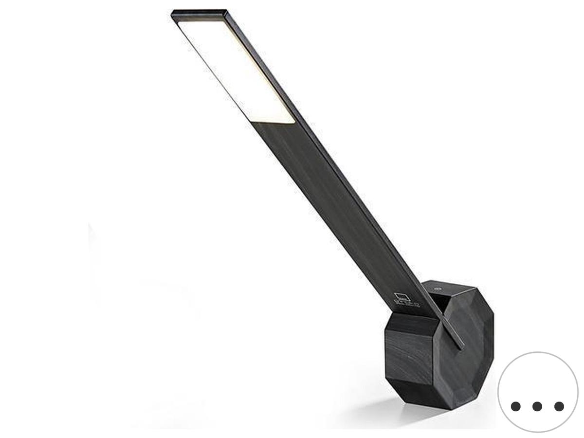 Gingko Design Octagon One Tischlampe – tragbar – Walnuss