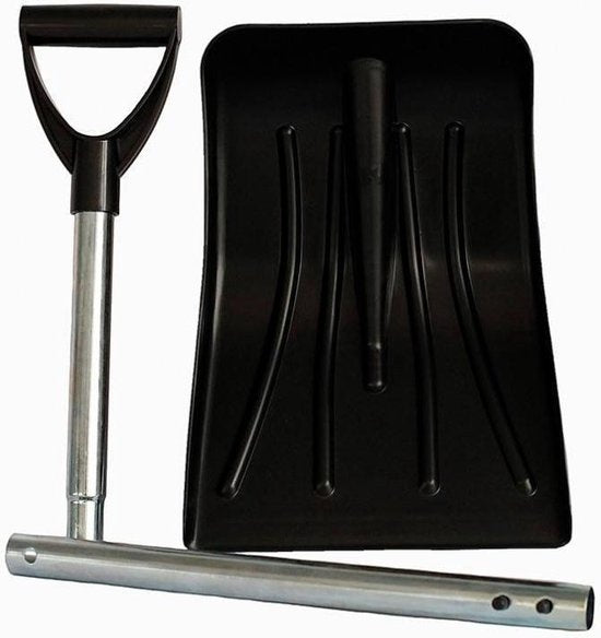 All Ride Schneeschaufel – Zerlegbar – Metallstiel – 94 cm - Schwarz