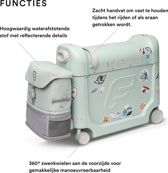 JetKids™ by Stokke® Reisekoffer – Green Aurora