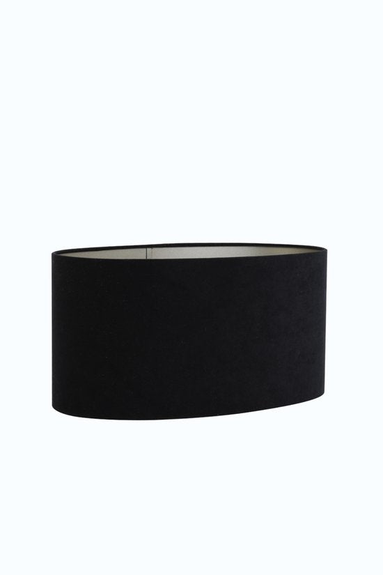 Licht & Wohnen - Lampenschirm VELOURS - 58x24x27cm - Schwarz