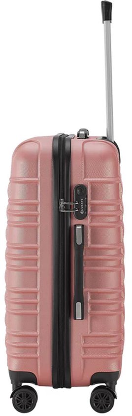 Hartschalenkoffer Set Rom - 3-teilig - ABS - Rosa