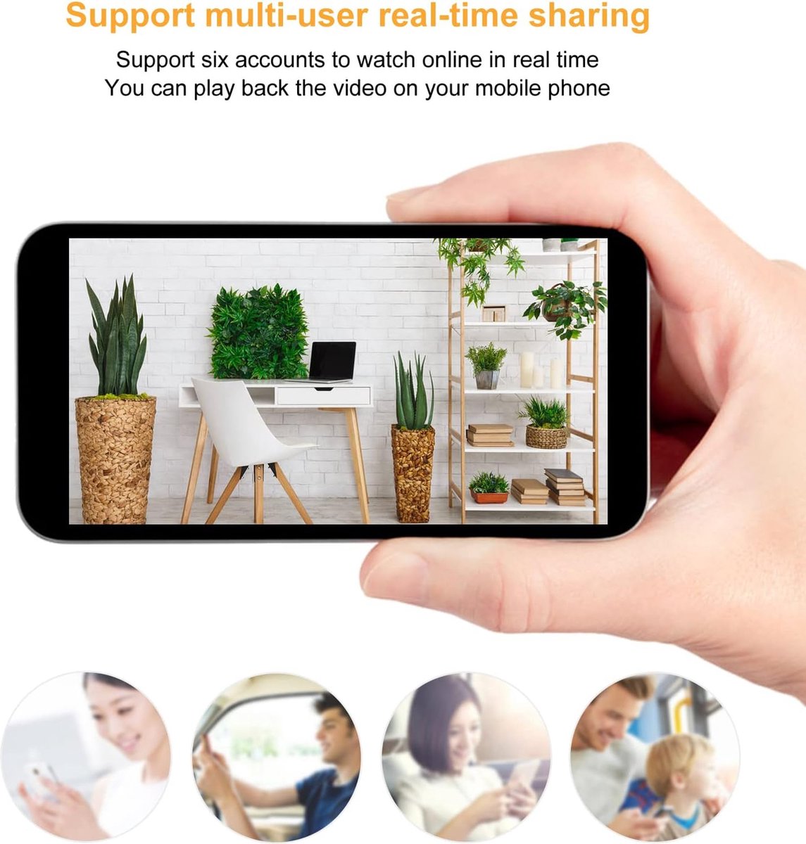 Fuegobird ZOSI C528 Indoor IP Kamera - mit dualem Objektiv - 6MP - Gegensprechfunktion - Sicherheitskamera - Haustierkamera - Babykamera - Kompatibel mit 2.4G/5G WIFI - Funktioniert mit App - Weiß