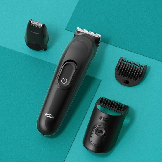 Braun All-In-One Style Kit Series 3 SK3400, 3-in-1-Set für Bart, Haare und mehr