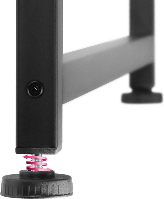 tectake - Schreibtisch Tisch Flint 120 cm - industriell - hellbraun - 404466