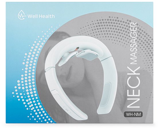 Wellhealth - Ultraleichtes Nackenmassagegerät mit 6 Massagemodi - Nackenmassagegerät