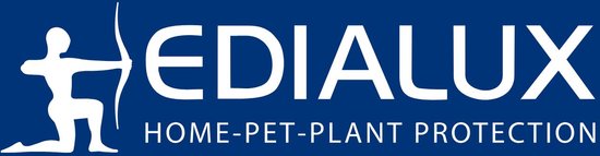 Edialux Sonic Defend Large Vogelabwehr, Vogelabwehr mit Vogelstimmen, Taubenabwehr, vertreibt Krähen, Stare, Möwen, vertreibt bis zu 150m², funktioniert mit Batterien oder Netzstrom, für Garten, Gemüsegarten, Obstbäume