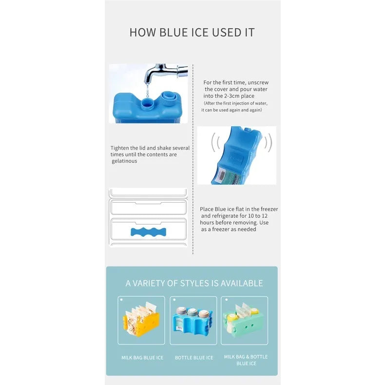 V-Coool Contoured Ice Brick – Kühlelement für Muttermilch, Essen und Trinken