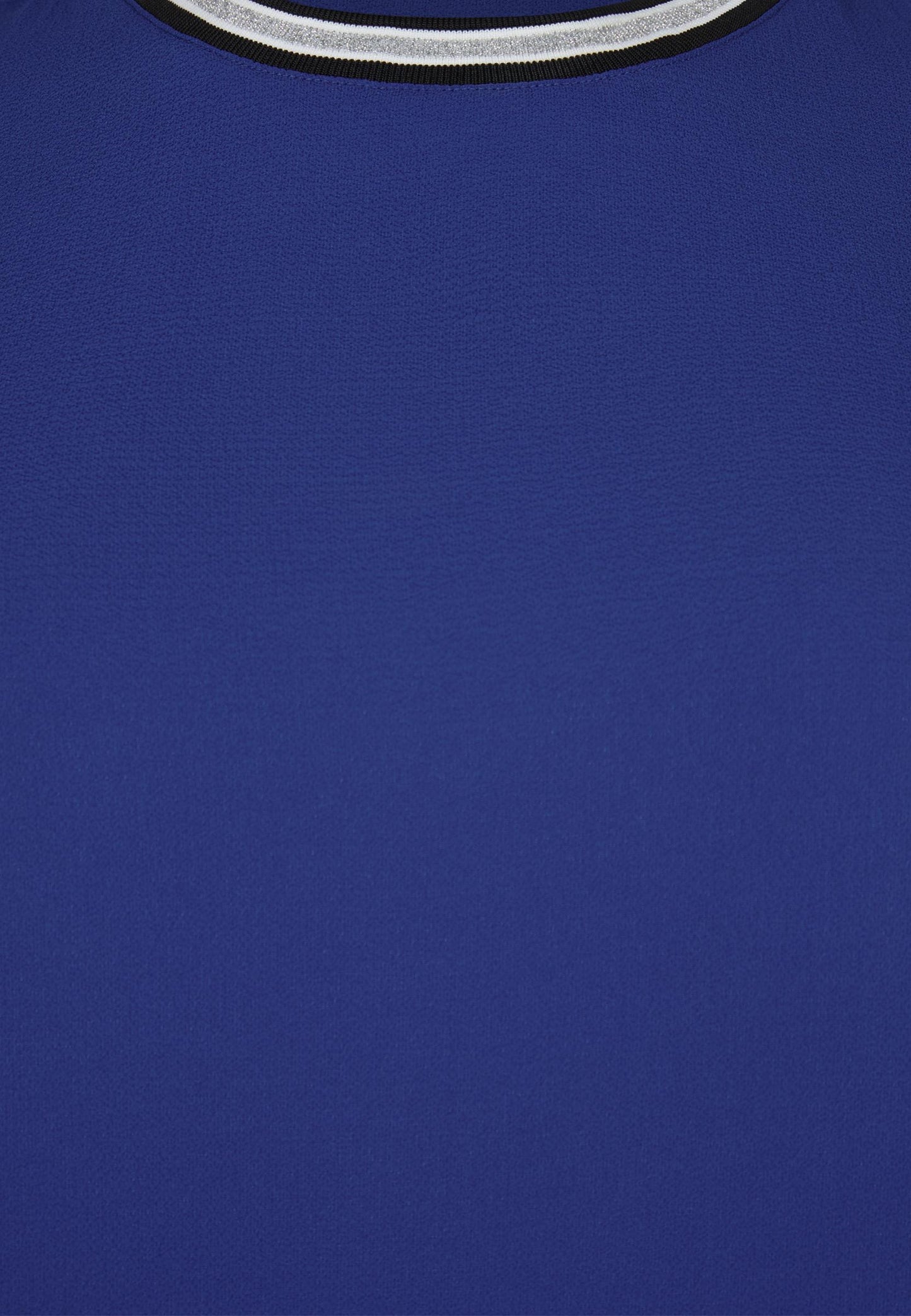 Romy Bluse PL - Kobaltblau - Größe 48 - Bequemes Oberteil mit sportlichen Details