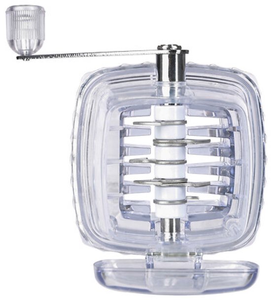 Secret de Gourmet Eiszerkleinerer / Eismühle – mit Deckel – transparent – manuell