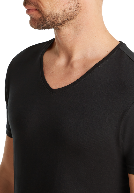 Ten Cate T-shirt V-Ausschnitt - schwarz - Größe M