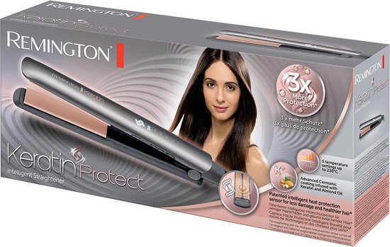 Remington S8598 Keratin Protect Intelligent Glätteisen – Keratin & Mandelöl