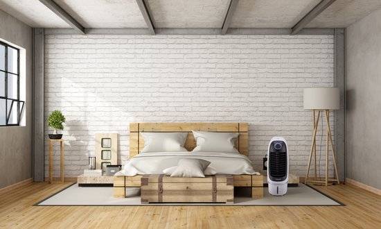Honeywell Air Cooler - Ventilator, Luftbefeuchter und Luftkühler - Mobiles Klimagerät ohne Schlauch - Luftkühler 65dB - Räume bis zu 20m2 - Fernbedienung und Timer - Wassertank 10L - 81,2 x 39,4 cm
