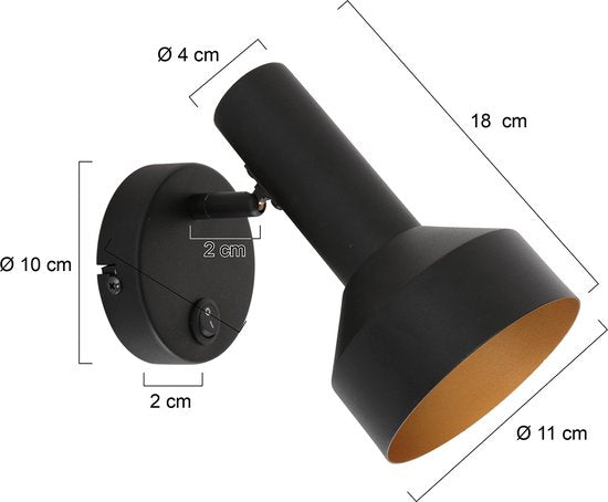Anne Lighting Strahler-Set – schwarz – Metall – 3335ZW