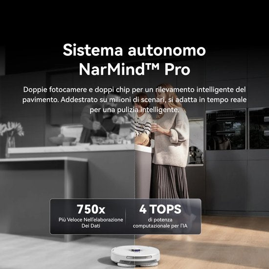Narwal Freo Z10 Ultra Roboterstaubsauger mit selbstentleerender Ladestation, 18.000 Pa Saugkraft, AI Vision, DirtSense-Technologie, verfilzungsfreie Bürste, Heißwasserreinigung bei 45–75 °C, LDS-Navigation, 8N-Wischfunktion, grau