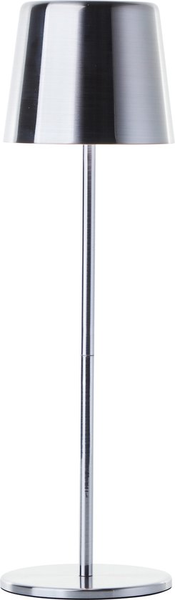 Brilliant Xaana – wiederaufladbare Tischlampe – für drinnen und draußen – LED 4 W, 3000 K–6000 K – 3-stufige Dimmung – IP44 – Silber