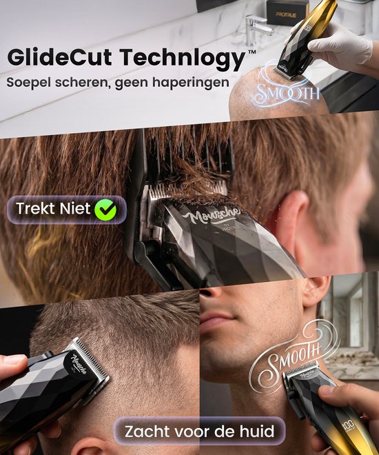 Haarschneidemaschine für Männer – 22-teiliges Friseurset – Haarschneideset mit Friseurschere – Trimmer für Kopf und Bart