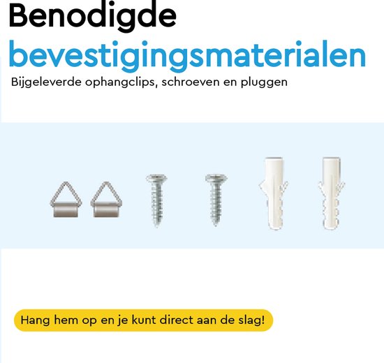 BRASQ Whiteboard 60x90 cm magnetisch - mit Zubehörset (Marker, Radiergummi, Magnete) - Tafel - Magnetische Tafel - Weiß