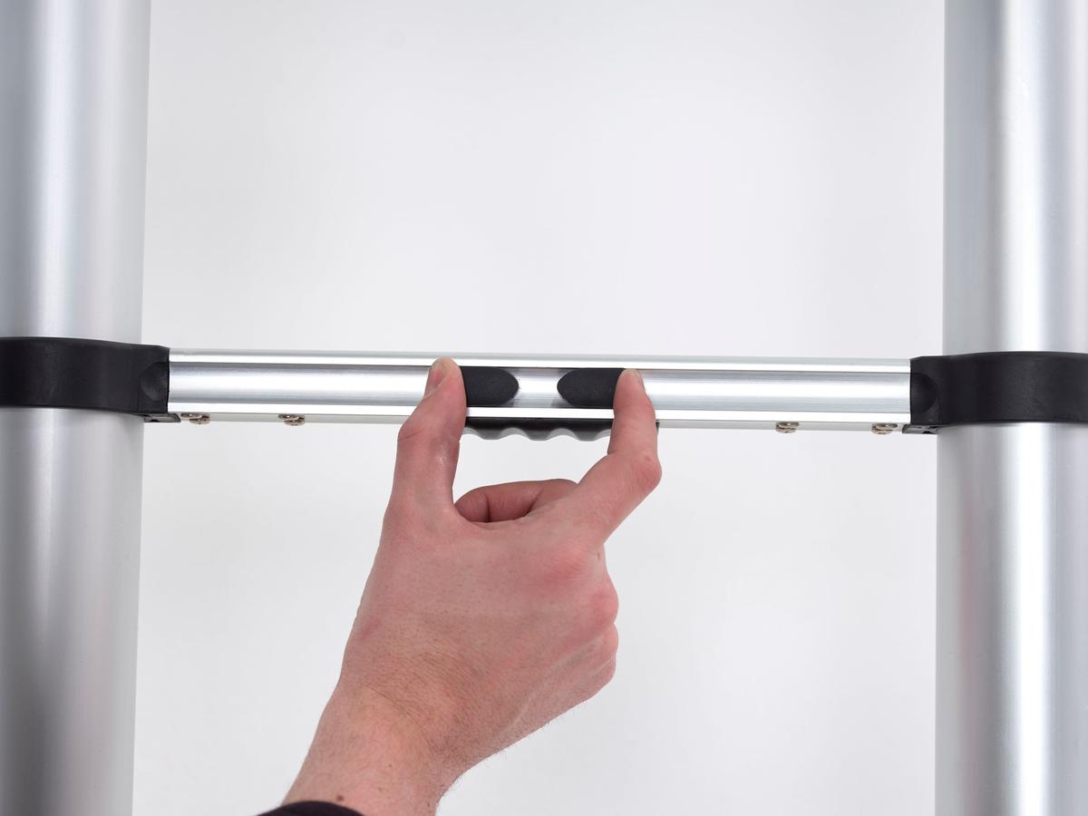Altrex Teleskopleiter Smart Active Up – 1x13 Sprossen – kompakt und sicher – Größe 1x13