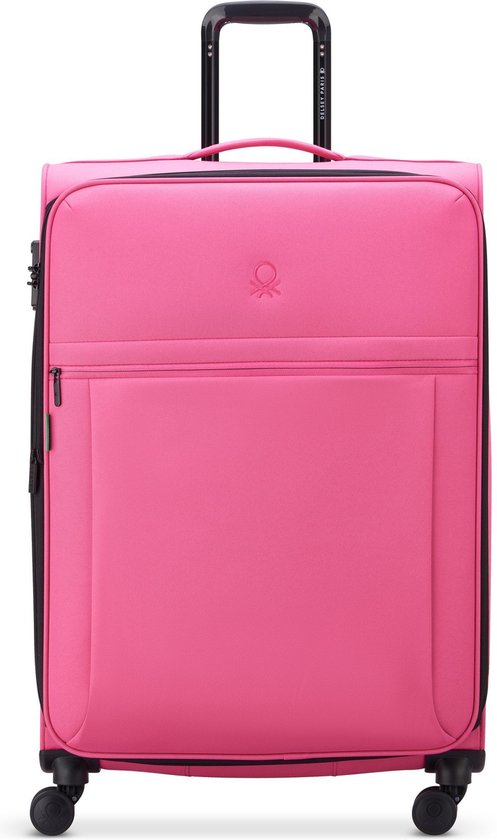 Delsey Paris x United Colors of Benetton BE 4-Rad-Trolley L 76 cm mit Stretch-Faltung