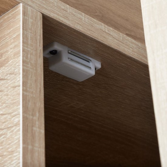 tectake - Wandschrank Doncaster 60x38x125cm - Industrie hellbraun