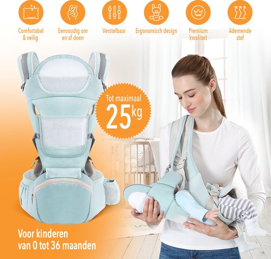 Moxica Babytrage - Tragetuch - Tragetasche - Babytrage - Tragetuch