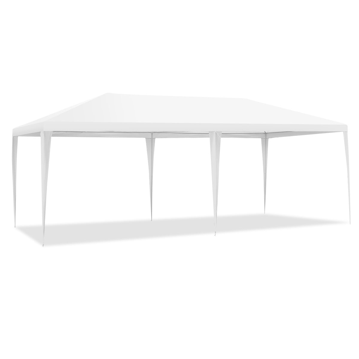 Coast 6 x 3 M Outdoor-Zelt tragbares wasserdichtes Zelt mit 4 abnehmbaren Seitenwänden weiß