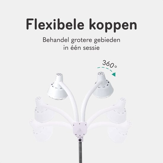 Soft & Silky Infrarotlampe 2 Köpfe - drehbar - Infrarot - Therapie - Decke - Lampe - Heizpaneel - Heizung