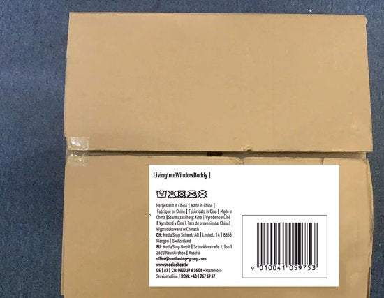 Livington Window Buddy – Fensterreiniger – Fensterreiniger mit Teleskopstange – Fensterwischer – Fensterreinigungsgerät – Duschwischer – Solarpanel-Reiniger Übersetzer