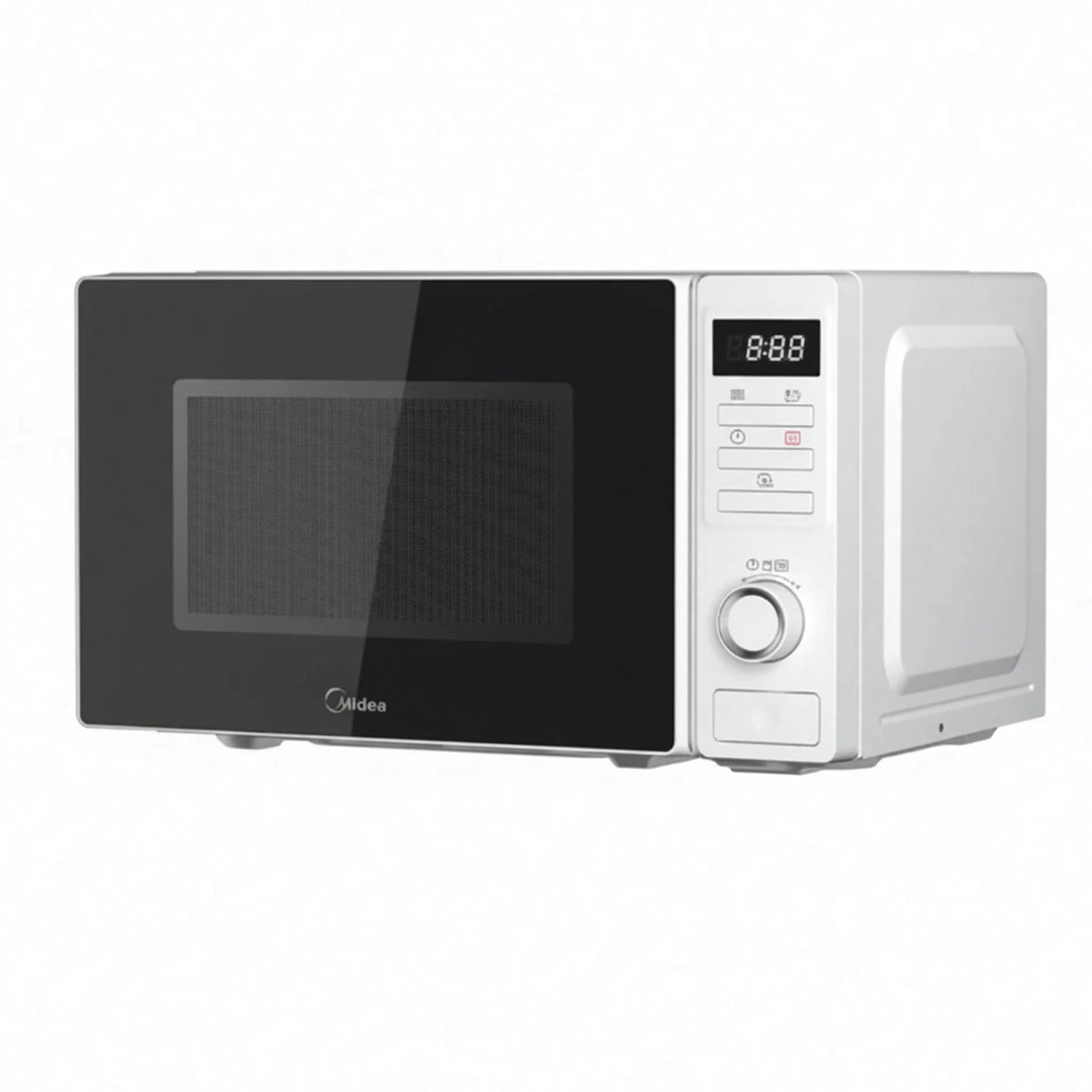 Midea Mikrowelle MAM720C2AT – Weiß – 700 W – 20 Liter – Freistehend – 49 x 38 x 30 cm