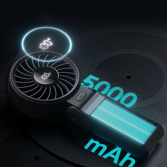 Jisulife Mini-Ventilator Handventilator Life7 5000 mAh Tragbarer Ventilator