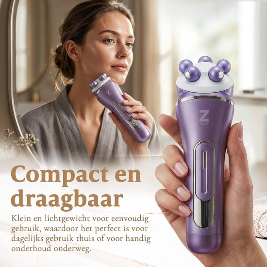 Ladyshave für Frauen - 7 in 1 Rasierer - Epilierer - Gesichtsmassagegerät - Hornhautentferner - Wasserdicht - Bikinizone - Zeri