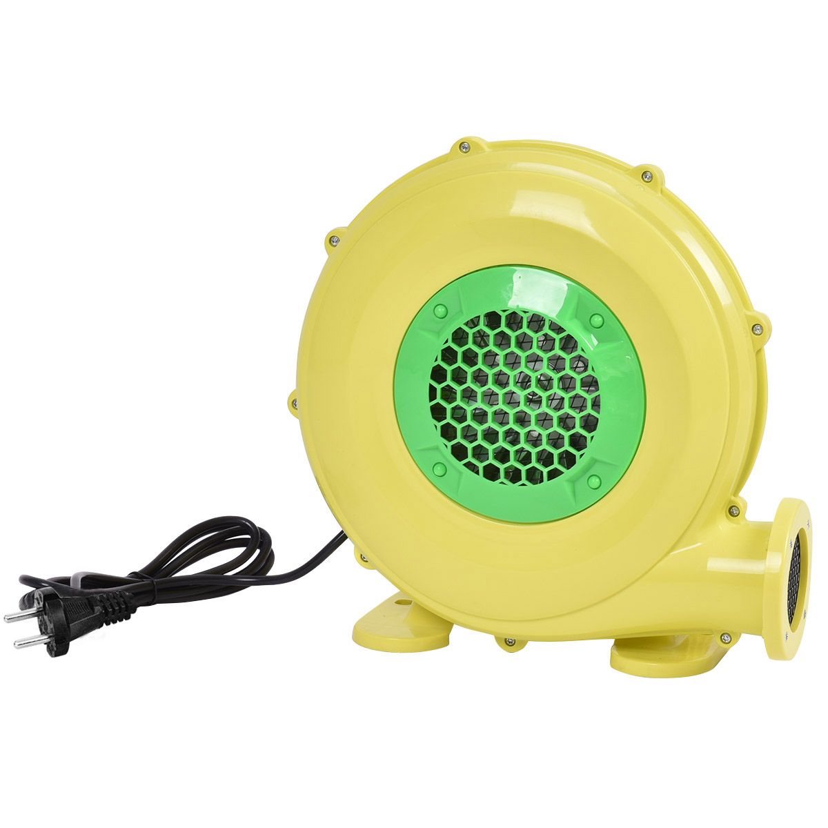 Elektrisches Luftgebläse 450 W - Tragbares Gebläse für Hüpfburgen und aufblasbare Modelle - mit Handgriff - 220-240V - Gelb