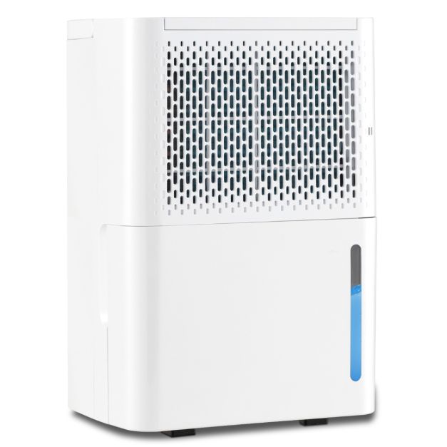 Coast Luftentfeuchter - bis zu 15 m² - 240V - 42 dB - 2.2L Tank - 27 x 20.5 x 40.5 cm - Weiß