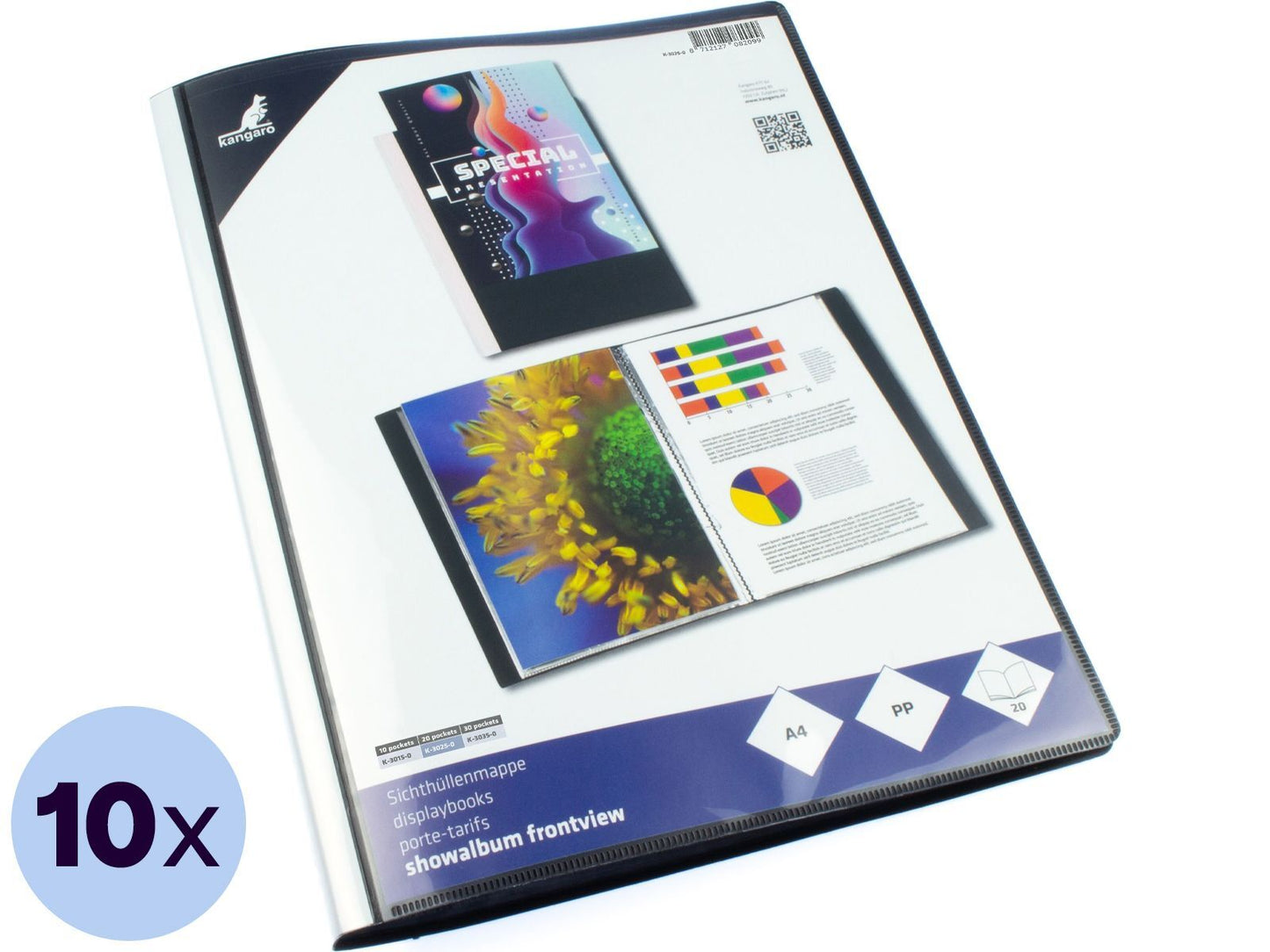 Kangaro 10x A4 Showalbum mit Einlage
