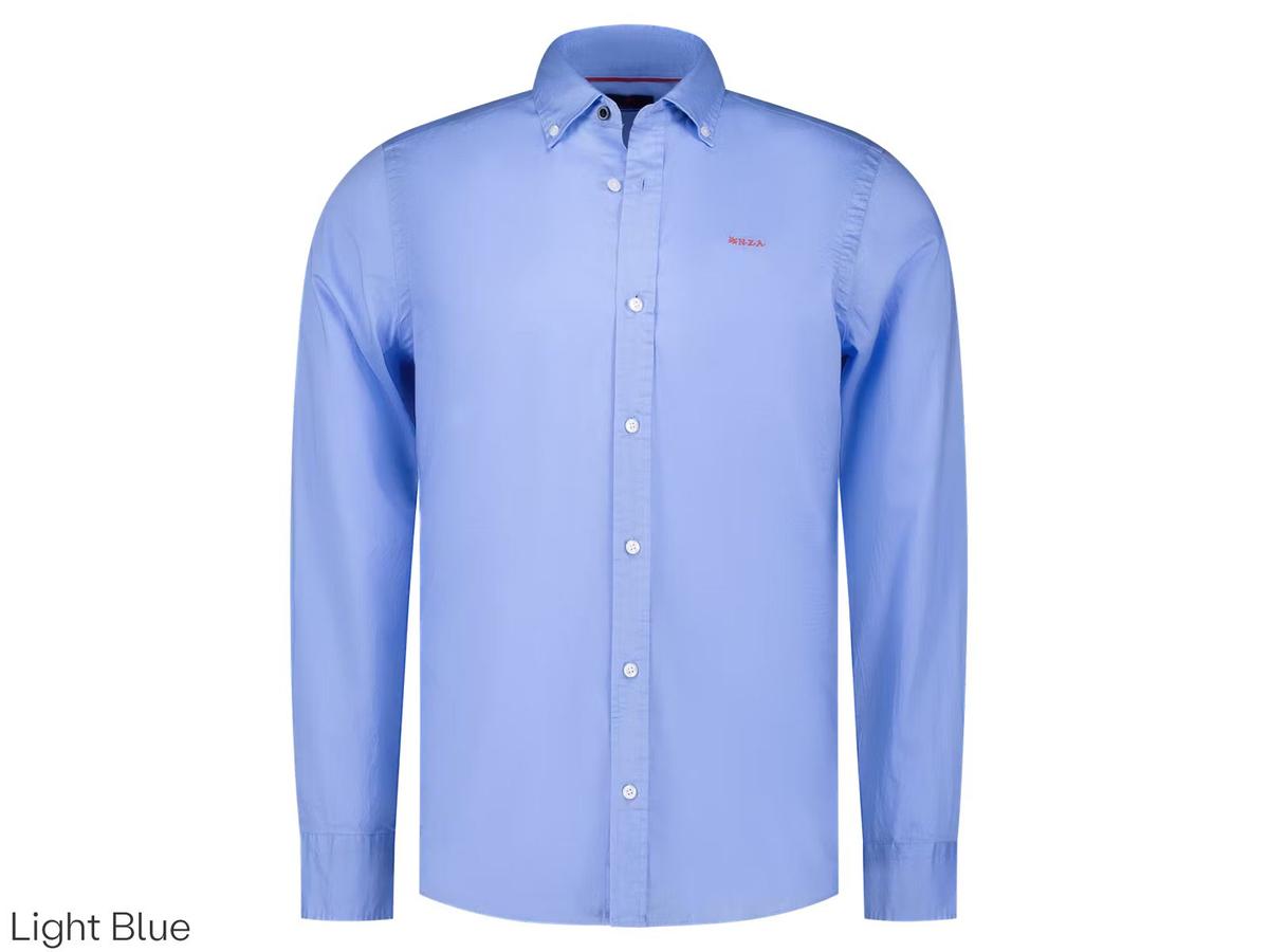 Nza Stretch-Hemd für Herren – Hellblau – Größe XXL