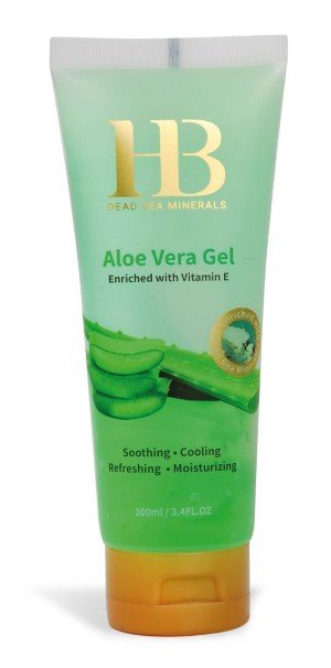 HB Aloe-Vera-Gel 100 ml – Kühlend & regenerierend – Salz aus dem Toten Meer & Vitamin E