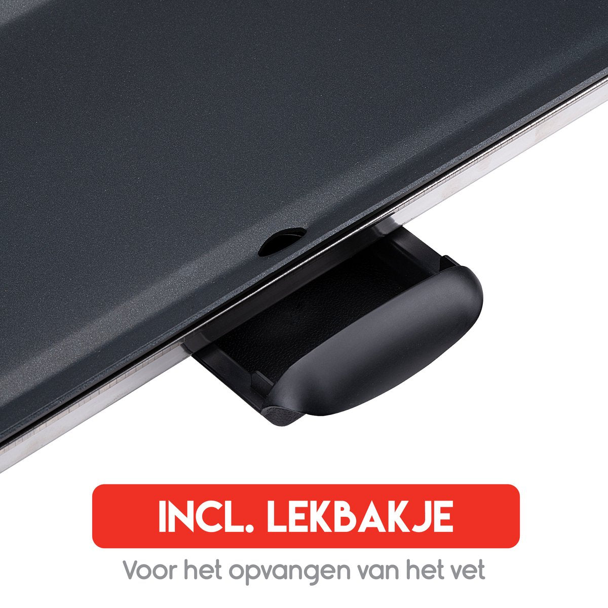 alpina Teppanyaki Griddle XXL - Griddle - 100x20cm - 2000W - Einstellbarer Thermostat - Antihaftbeschichtung - Schwarz