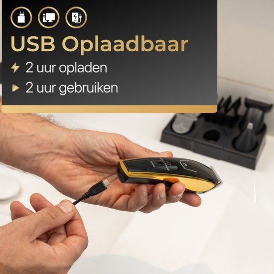 Wellshave 5 in 1 Barttrimmer Men Pro - Trimmer Bart und Körper