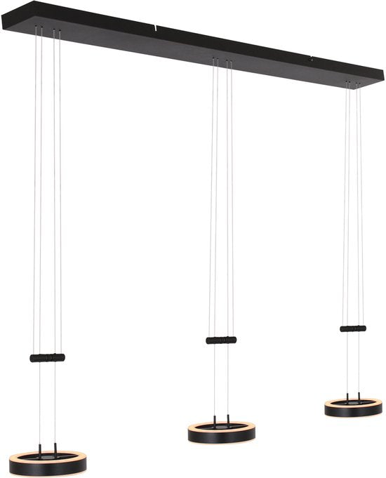Steinhauer - Pendelleuchte - Piola - schwarz - Acryl Metall - Designleuchte - LED - 3501ZW