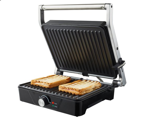 Tomado - TGC4001S - XXL-Kontaktgrill - Verstellbare Temperatur - 30 x 24 cm - PFAS-frei - 2000 Watt