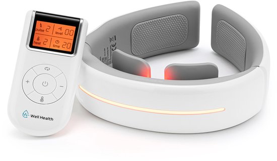 Wellhealth - Ultraleichtes Nackenmassagegerät mit 6 Massagemodi - Nackenmassagegerät