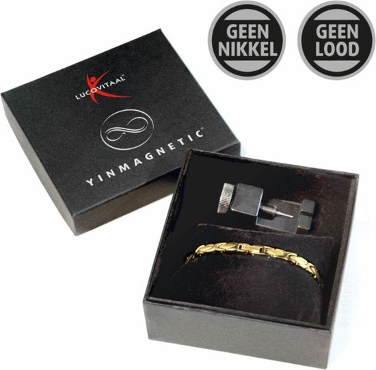 Lucovitaal Yinmagnetic Magnetarmband Gold